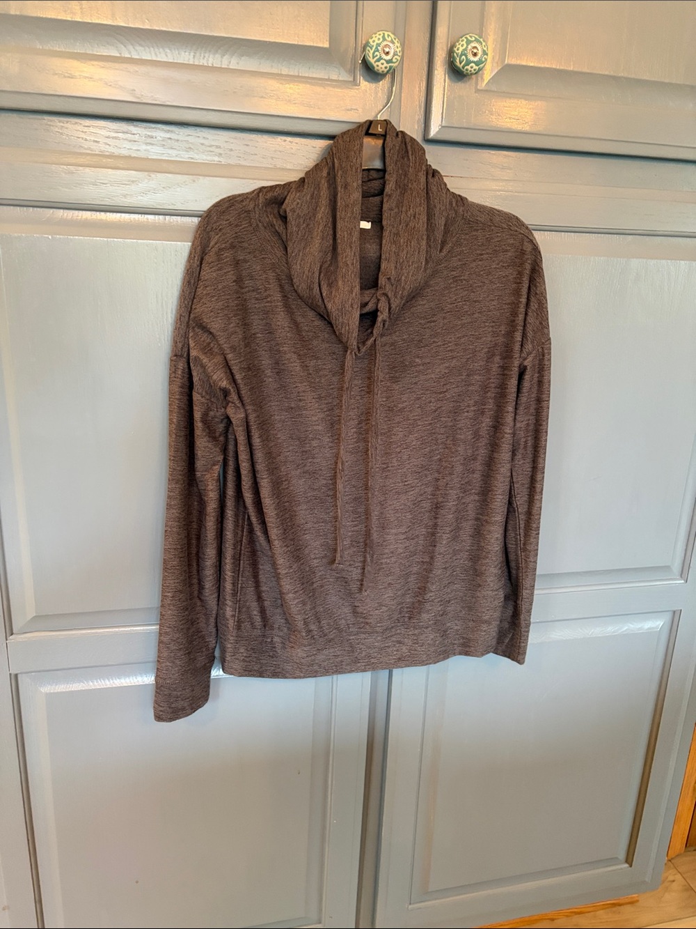 Maurices Brown Turtleneck Drawstring Sweater